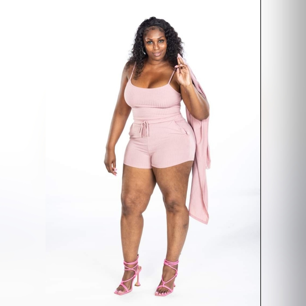 Pink Romper Set - Picture 2 of 2
